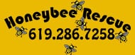 Logo for Honeybee Rescue in San Diego
